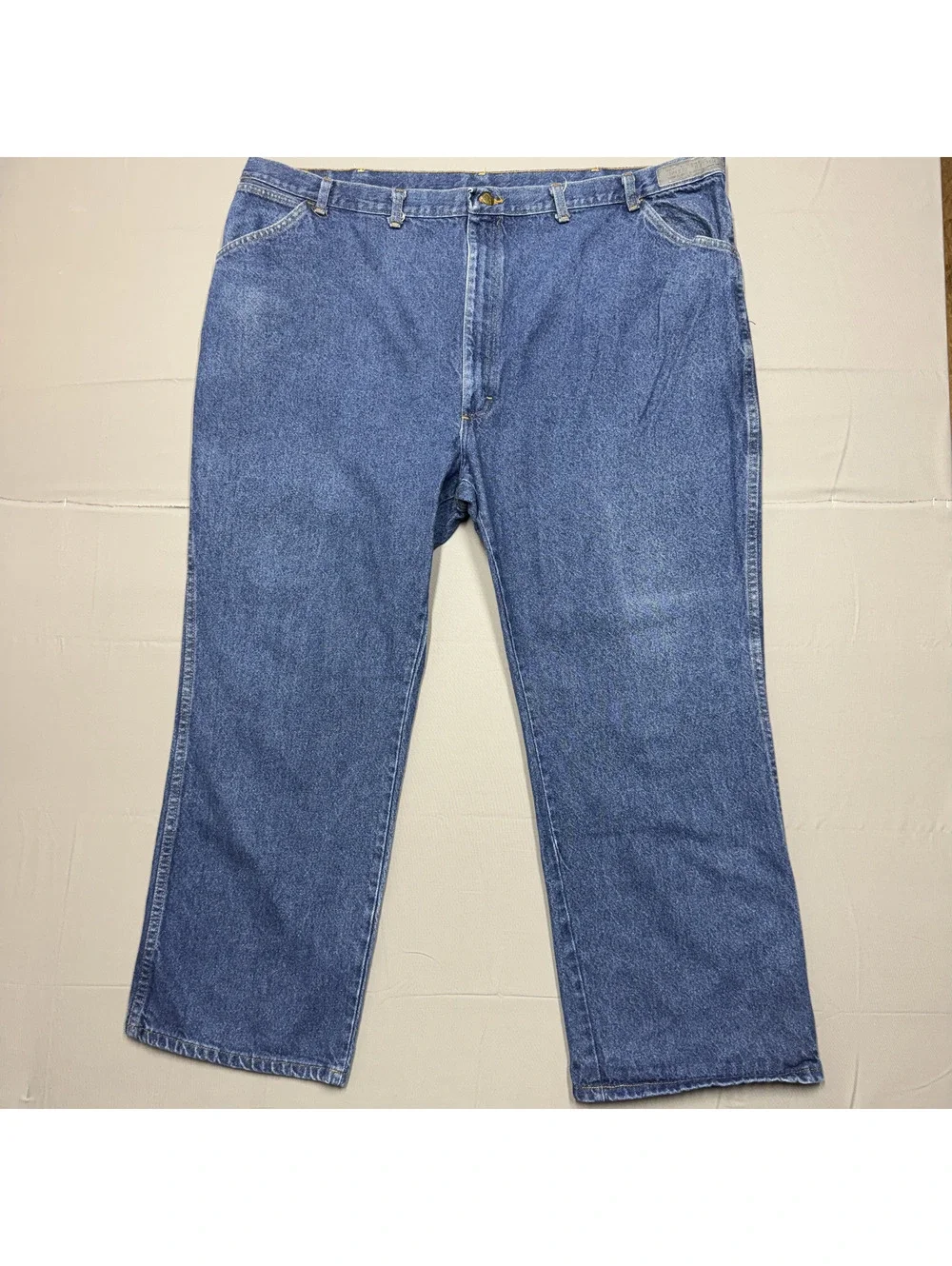 Red Kap Mens PD52DN2 Cotton Denim Work Jeans 50x30 Blue Classic Fit